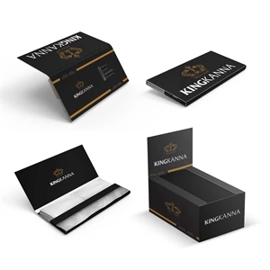 King Size Hemp Rolling Papers with Tips - Full Custom