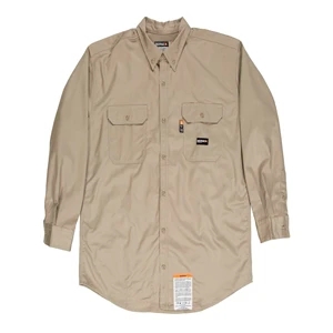 Berne Men's Tall Flame-Resistant Button Down Work Shirt