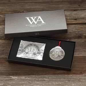 Metal Accessory Tray and Ornament Gift Set