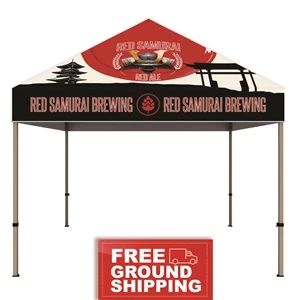 10' Steel Canopy Tent Graphic Package & Bag (OC)