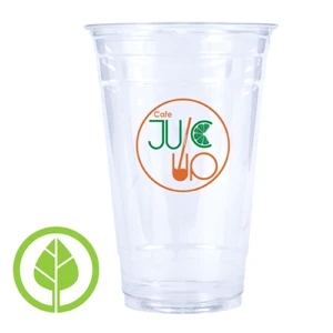 24 oz. Compostable Eco-Friendly PLA Plastic Cup