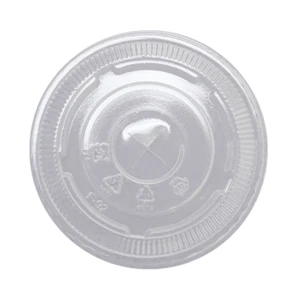 8 oz. Clear PET Plastic Flat Lid
