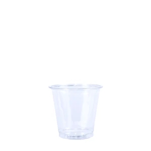 BLANK 3 oz. Clear PET Plastic Cup