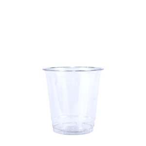 BLANK 8 oz. Clear PET Plastic Cup