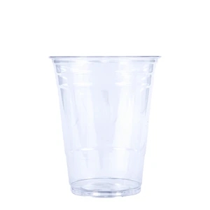 BLANK 16 oz. Clear PET Plastic Cup