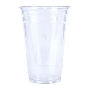BLANK 24 oz. Clear PET Plastic Cup