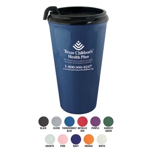 16oz  Infinity Tumbler Mug with Spill-Resistant Lid