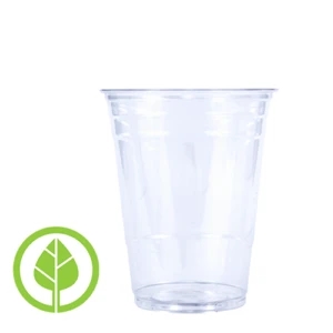 BLANK 16 oz. Eco-Friendly Clear PLA Plastic Cup