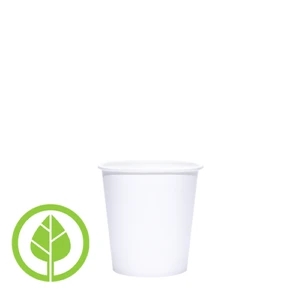 BLANK 4 oz. Eco-Friendly PLA Single Wall Paper Hot Cup