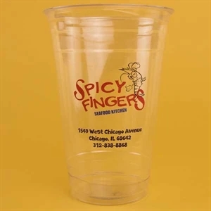20 oz. Clear PET Plastic Cup