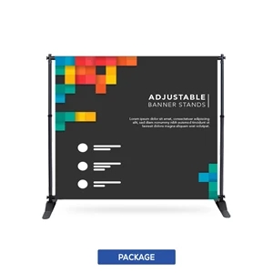 Adjustable Banner - Vinyl with Premium Stand (10ft x 8ft)