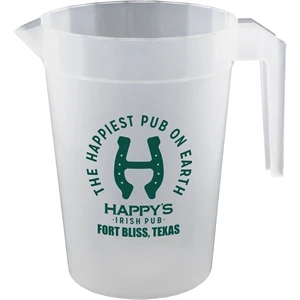 64 oz. Polypropylene Plastic Pitcher with Handle