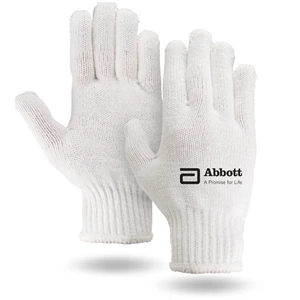 White Knit Gloves/Import Program