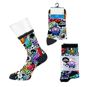 Custom Classic Business Style Sock - Digital Sublimation