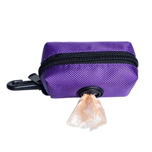 Portable dog poop trash bag