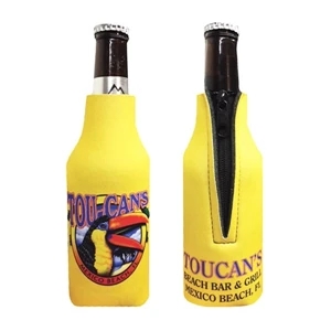 Premium Full Color Dye Sub Bottle Zipper Insulator
