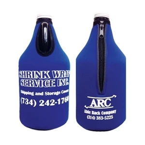 Premium Collapsible 64oz Growler Bottle Zipper Insulator