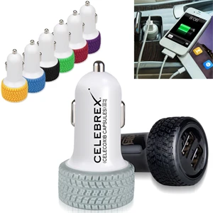 Tire Dual USB Car Charger