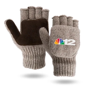 Oatmeal Glomitt Flip Mittens