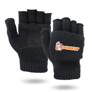 Black Glomitt Flip Mittens