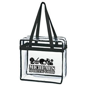 Clear Tote Bag With Zipper