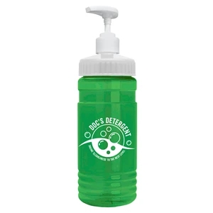 20 oz. Pump Lid Transparent Bottle