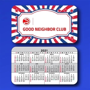 Horizontal Calendar Card, Full Color