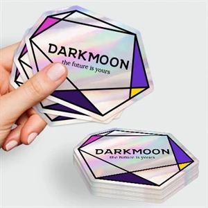 Holographic Die-Cut Sticker Singles