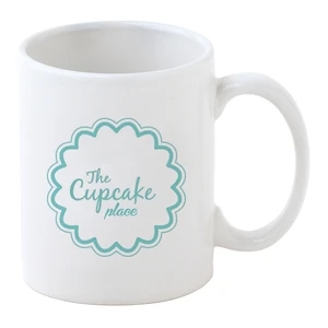 11 oz. Cafe Mug (White)