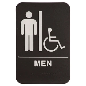 Kota Pro ADA Men (w/wheelchair) Accessible Restroom Sign