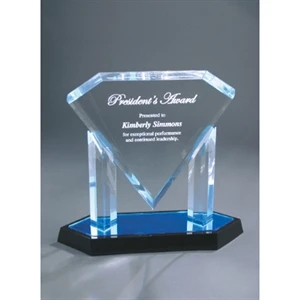 Floating Diamond Acrylic Award