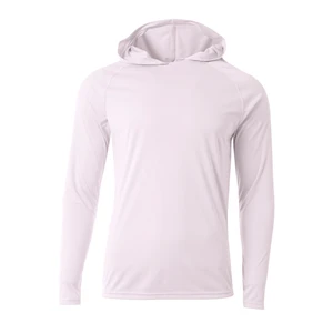 A4 Men's Cooling Performance Long-Sleeve Hooded T-shirt