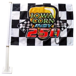 Car Flag DOUBLE SIDED Premium Polyester - Custom Printed