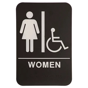 Kota Pro ADA Women (w/wheelchair) Accessible Restroom Sign