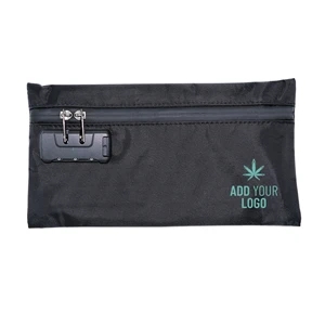 Custom Smell Proof Stash Bag with Combination Lock