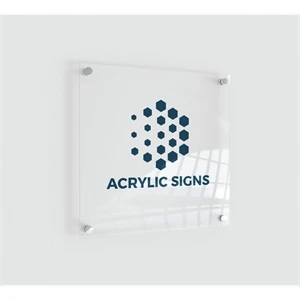 Frosted Acrylic Sign - (1 Ft x 1 Ft) SQFT