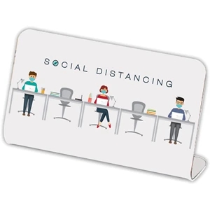 Plastic Counter Signs: 10-25 sq. in.