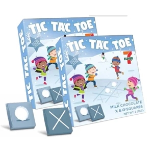 Chocolate Squares Tic Tac Toe Box