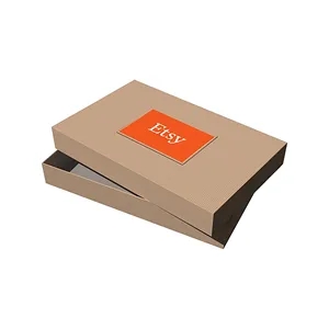 Kraft Pinstripe Apparel Debossed Box