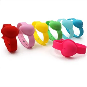 Heart Shape Empty Hand Sanitizer Wristband