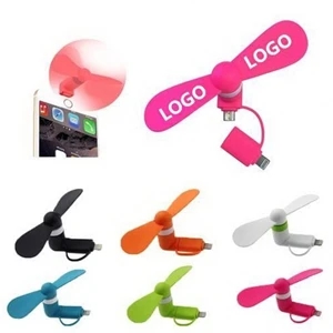 2-in-1 USB Mini Mobilephone Fan