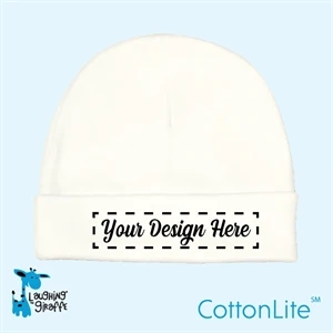 Baby Beanie Hats White- Laughing Giraffe®