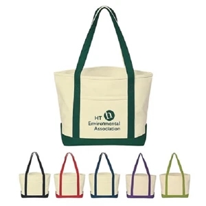 Heavy Cotton Canvas Boat Tote Bag