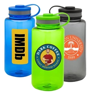 Wide Mouth Sports Bottles -38 oz Drinkware w/ Custom Logo