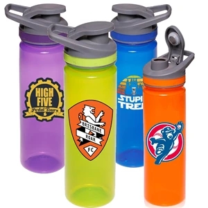 22 oz Flip Top Sports Drinkware w/Screw-on Caps