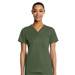 Maevn - EON Sport - Women's One-Pocket V-Neck Top