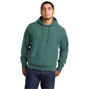 Champion Reverse Weave Garment-Dyed Hooded Sweatshirt.