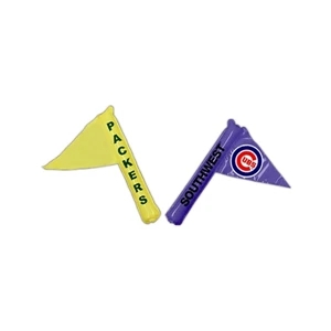 2 Colors - Custom Inflatable Pennant With Printing On Both Sides And Pole