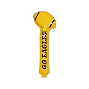 Thunderstix (tm) - 1 Color - Pair Of Inflatable Thunder Sticks With Football Shape At End, For Events