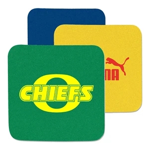 USA Printed 4" Square Coaster w/ Custom Logo Foam